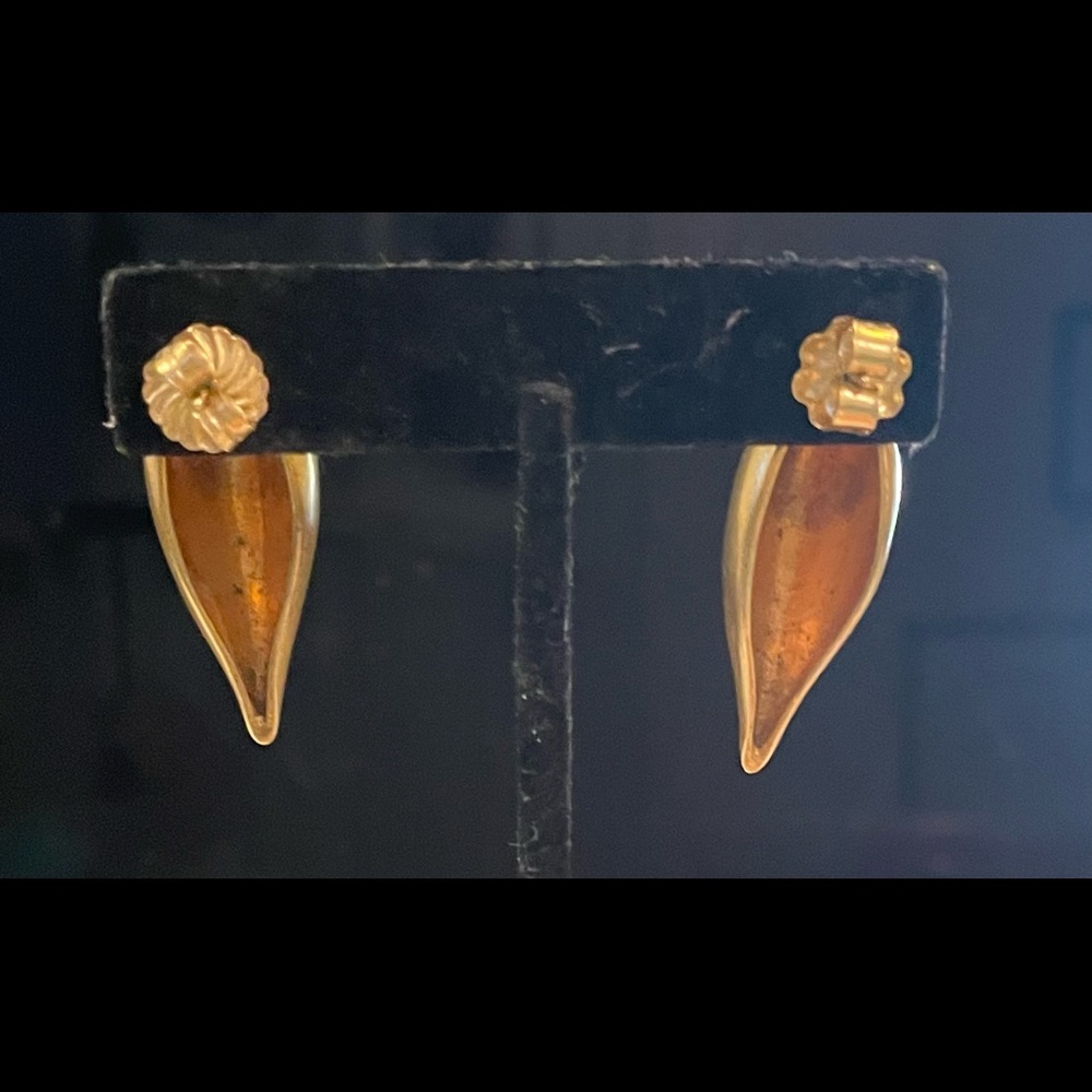 ❤️ STUNNING VINTAGE DESIGNER EARRINGS BY MARK DAVIS - Picture 4 of 9